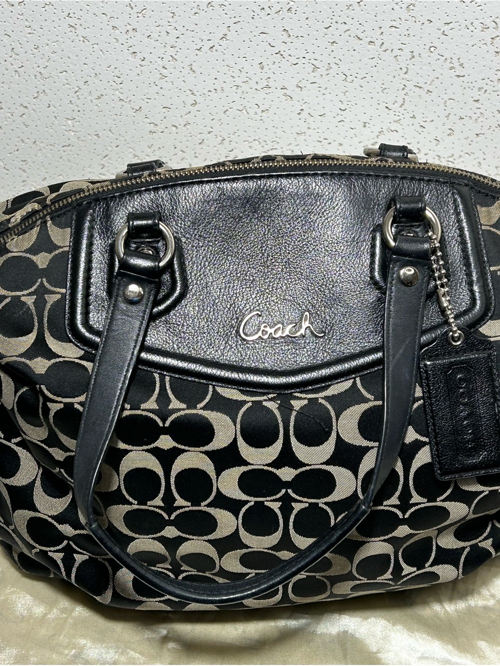 Coach Ashley signature C canvas satchel F25185 - Picture 11 of 11